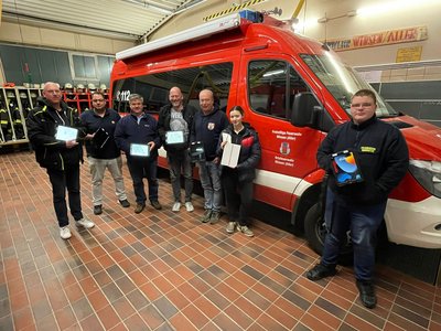 Übergabe der I-Pads